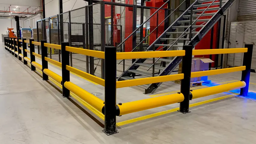 Structural and traffic segregation in the world’s largest chocolate warehouse 