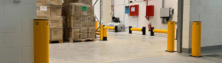 Warehouse Safety Bollards | A-SAFE Warehouse Protection