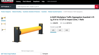 Single Traffic Barrier