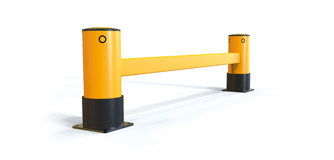 eFlex Single Rack End Barrier | A-SAFE Racking Protection