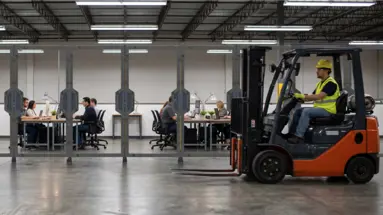 Warehouse partitioning application