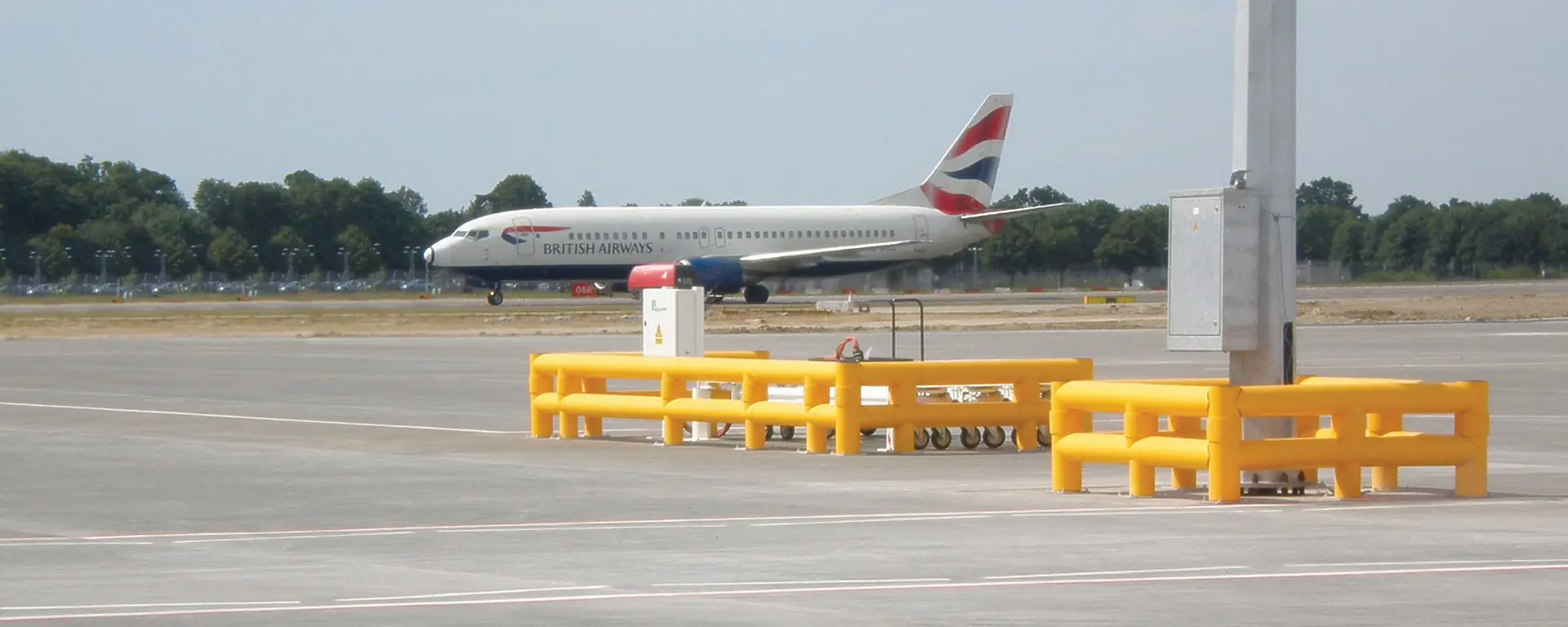 Extreme-strength vehicle protection for Gatwick