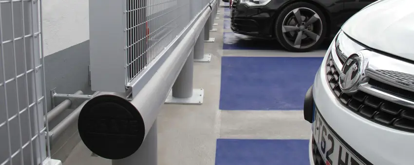 Structural protection for CitiPark's new state-of-the-art parking lot