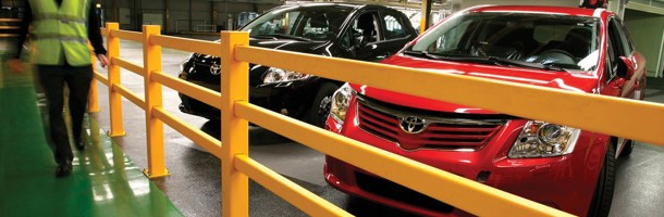 Pedestrian safeguarding solutions for Toyota manufacturing plant