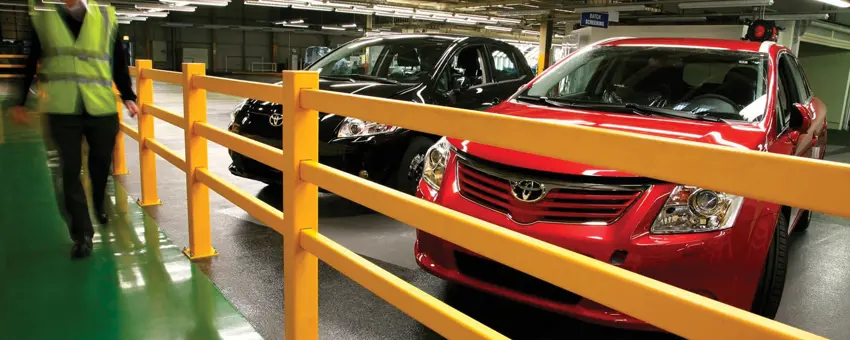 Pedestrian safeguarding solutions for Toyota manufacturing plant