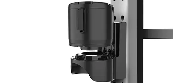 A SAFE Retractable Barrier Racking Kit Strong Magnetic Attachments