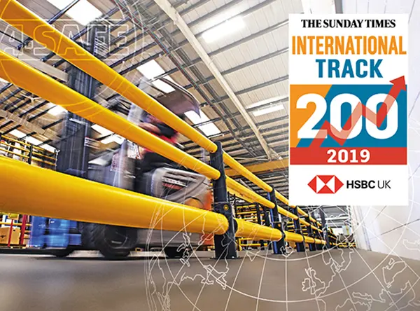 Safety guardrail manufacturer and exporter moves up the International Track 200