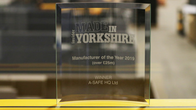 Safety guardrail experts, A-SAFE, named Manufacturer of the Year