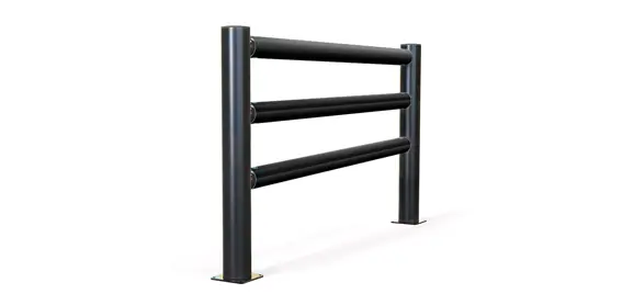 Pedestrian Safety Guardrail for Cold Storage