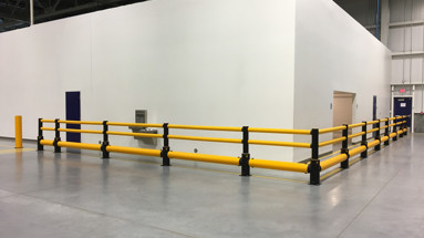 Volvo Cars installs a full suite of safety guardrails at its new site 