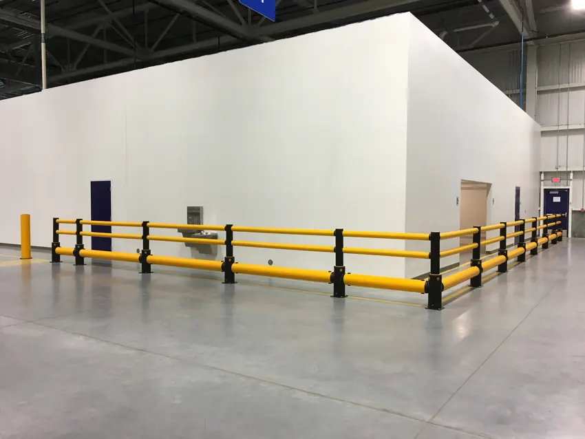 Volvo Cars installs a full suite of safety guardrails at its new site 