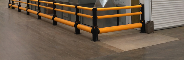 Combilift protects new facility with A-SAFE polymer safety barriers