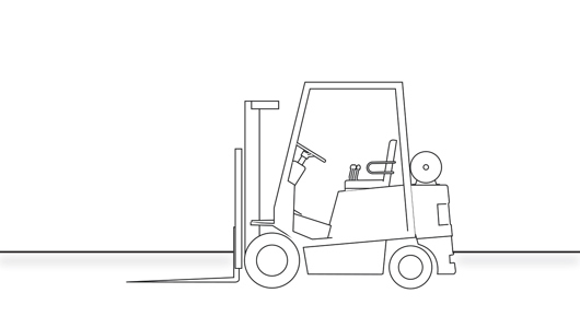 Heavy Duty Counterbalance Truck