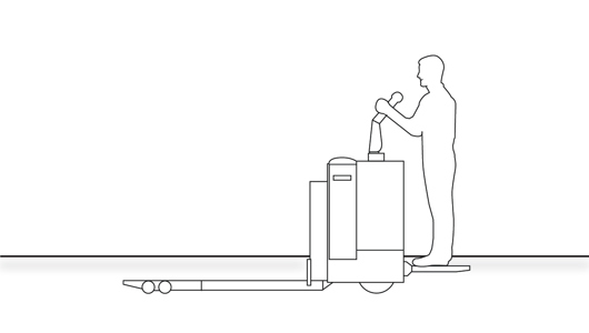 Electric Pedestrian Truck