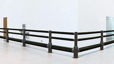 Polymer Pedestrian Barriers for Cold Storage Environments