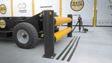 Impact Rated Forklift Safety Guardrails