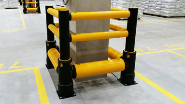 Column Guards - Column Protection - Protected Base Plates
