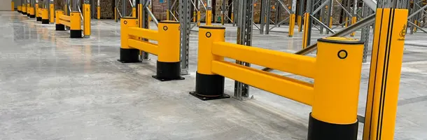 Side Barrier Rack Rack Guards - Rack Leg and Upright Protectors | A-SAFE