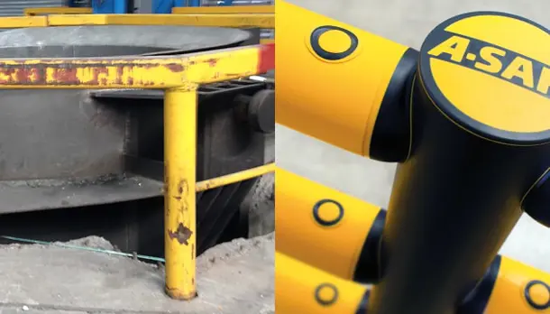 Polymers Rusting Polymer vs Steel Barriers - Which are Best? | A-SAFE