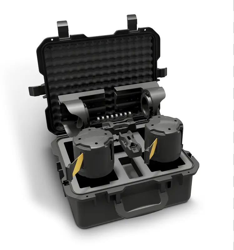 Retractable Belt Barrier Racking Kit