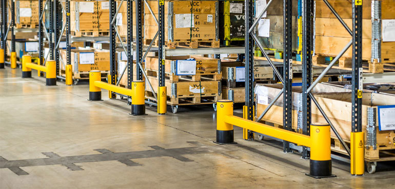 Warehouse Safety Guardrails | A-SAFE Warehouse Protection