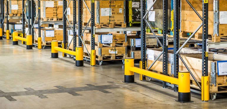 Warehouse Safety Guardrails | A-SAFE Warehouse Protection
