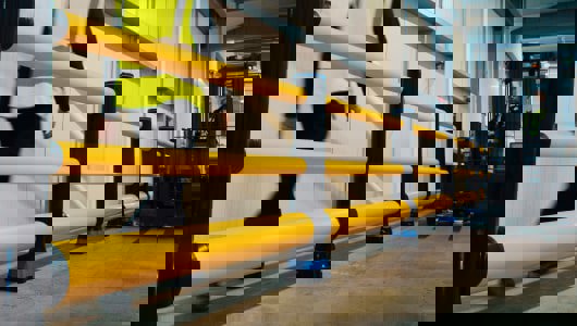 Separate people from vehicles