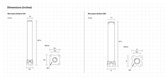 ASAFE Bollard130 190 US