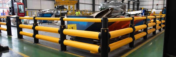 Steel profile manufacturer secures site with A-SAFE polymer safety solutions