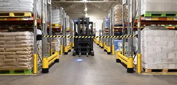 A SAFE Retractable Barrier Racking Hazards