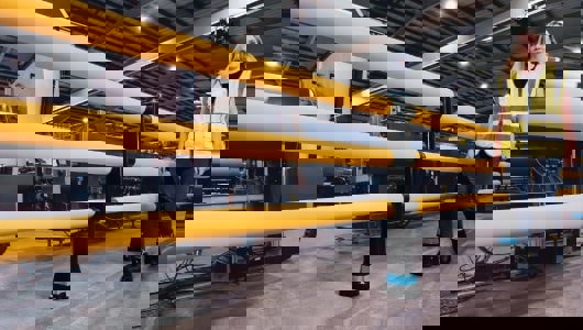 Separate people from vehicles