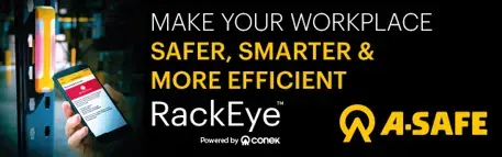 Safer workplace, smarter and more efficient RackEye advert