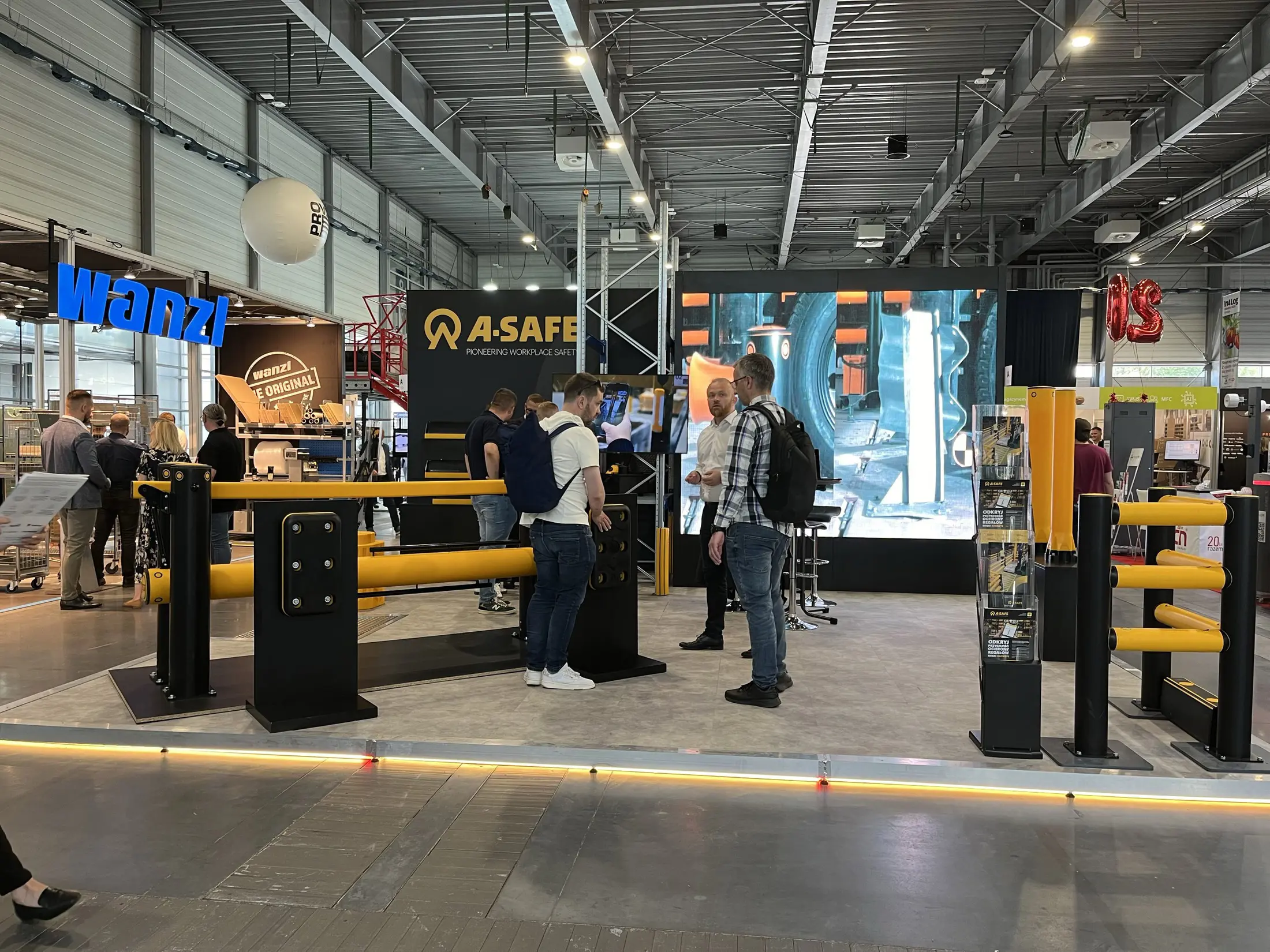 A-SAFE exhibition stand